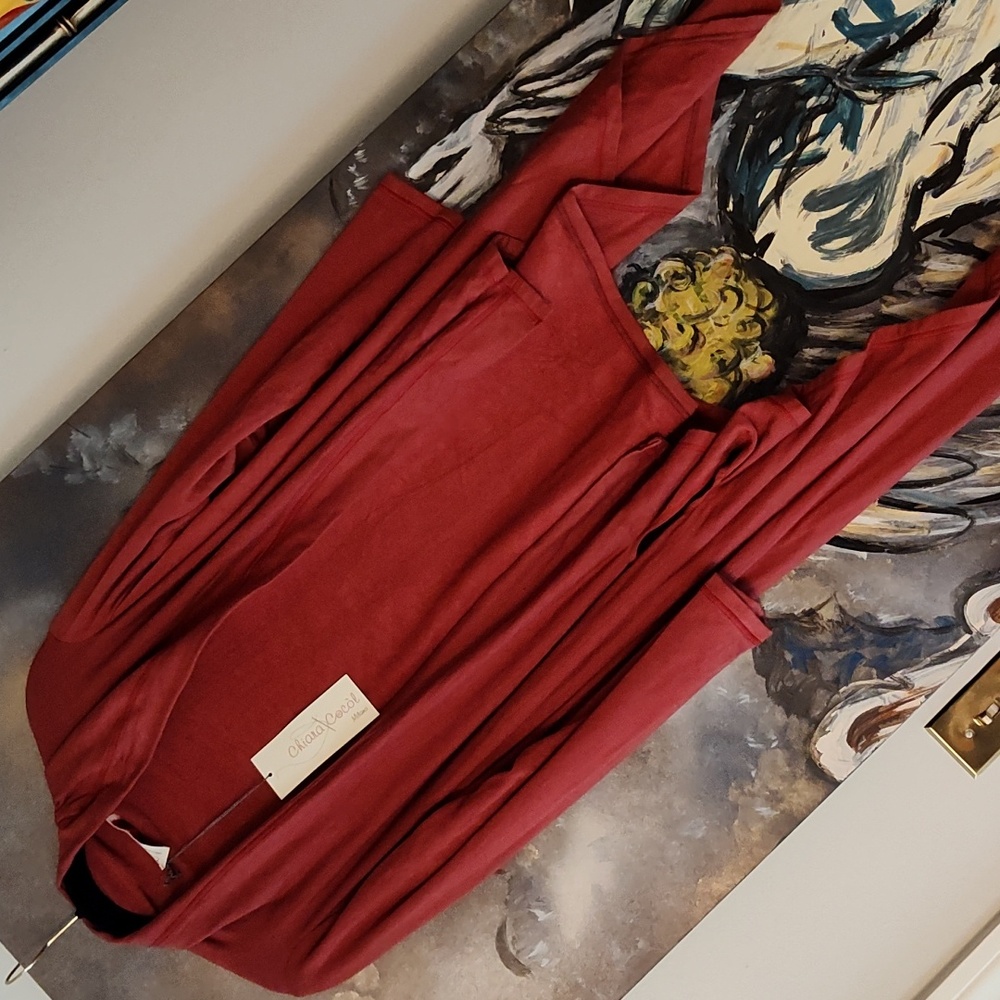 Chiara Cocol Milana draped cardigan NWT